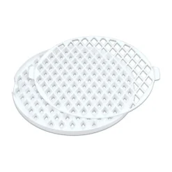 Städter Backzubehör|Kochwelt Entdecken|Gitterstanze rund Kunststoff weiss 30cm