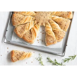 Herdbackblech 40 x 35 cm mit Lochung<Städter Outlet