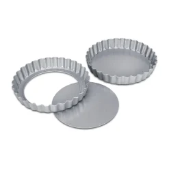 Tarteform mit Hebeboden 2er-Set We love baking silber<Städter Hot