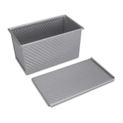 Toastbrotform mit Deckel 22x12x11 cm We love baking grau<Städter Online