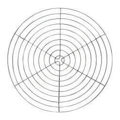 Torten-/Kühlgitter 32 cm grau<Städter Best