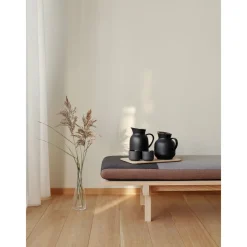 Stelton Thermoskannen|Isolierkanne 1,0 l Amphora Kaffee Soft Black