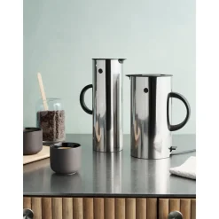 Stelton Thermoskannen|Isolierkanne 1l Edelstahl glänzend