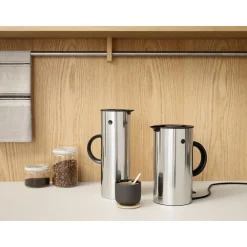 Stelton Thermoskannen|Isolierkanne 1l Edelstahl glänzend