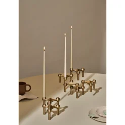 Stoff Nagel Weihnachtskerzen|Stabkerzen 6er-Set artichoke