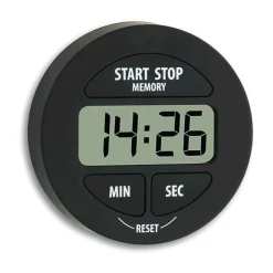 TFA Dostmann Messer & Co. Entdecken|Timer mit Stoppuhr 6 cm schwarz