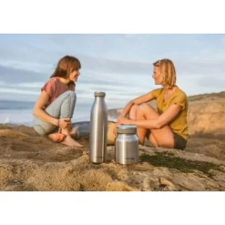 Thermos Thermosflaschen|Isolierflasche 1,0 l Edelstahl