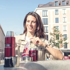 Thermos Thermobehälter|Isolier-Speisegefäß 0,71 l Stainless King Food Jar steel