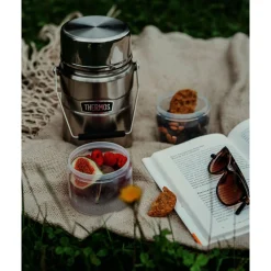 Isolier-Speisegefäß 1,2 l Stainlesse King Food Jar silber<Thermos Hot