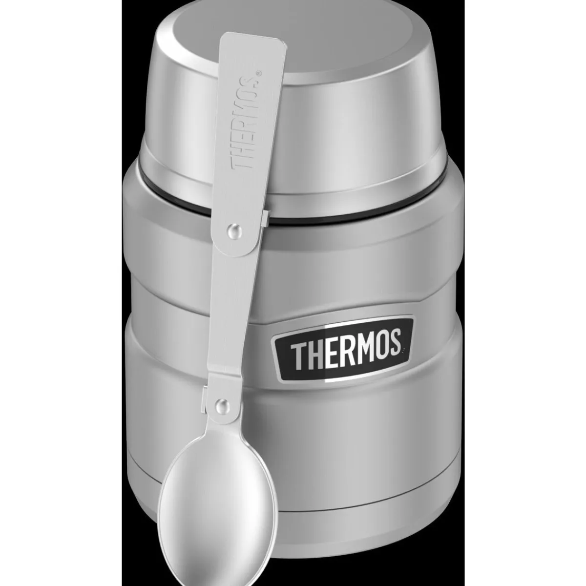 Thermos Thermobehälter|Isolier-Speisegefäß 0,47 l Stainless King Food Jar steel