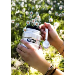 Thermos Thermobehälter|Isolier-Speisegefäß 0,47 l Stainless King Food Jar steel