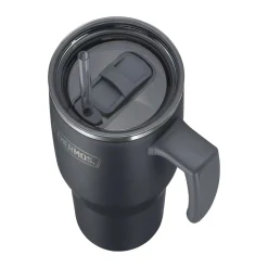 Thermos Trinkflaschen|Thermobecher 1,1 l Refreshing Series schwarz