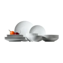Thomas Geschirrsets 4 Personen|Tellersets|Kombi-Set 16tlg. Teller/Bowl Loft Weiss