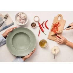 Thomas Kochwelt Entdecken|Italienische Genüsse|Pastateller 30 cm Amici Colore Moss Green