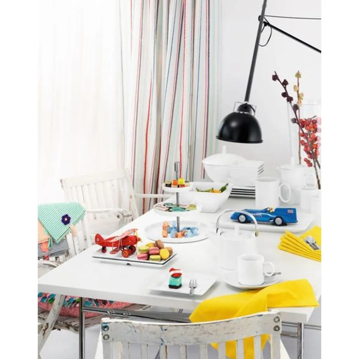 Thomas Servierplatten|Platte 34 cm oval Loft Weiss