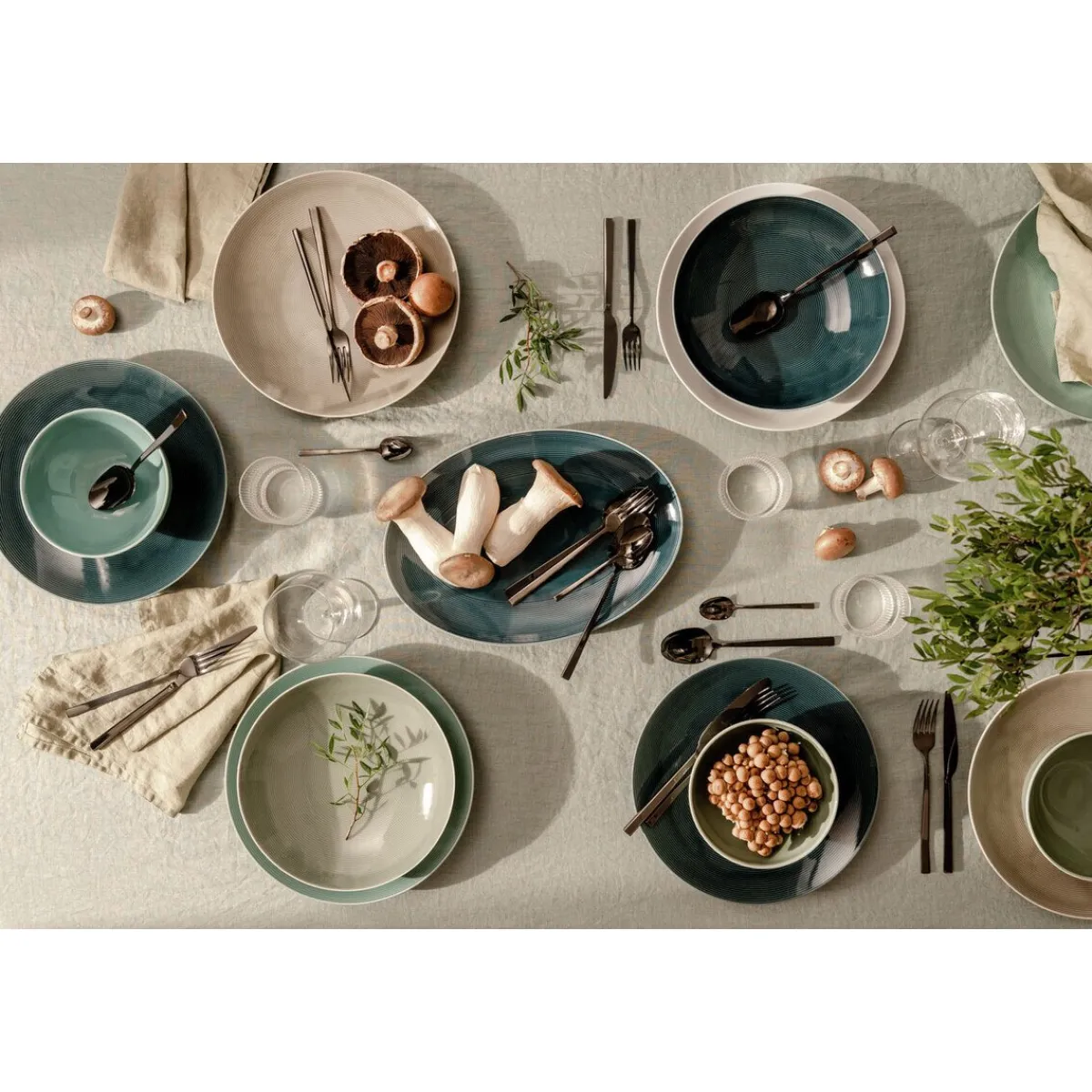 Thomas Servierplatten|Platte 34 cm Loft Colour Night Blue