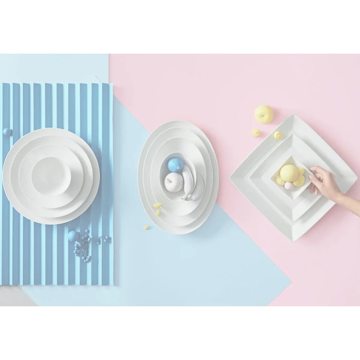 Platte 40 cm Loft Weiss<Thomas New