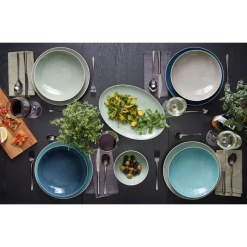 Platte oval 34 cm Loft Colour Moss Green<Thomas Online