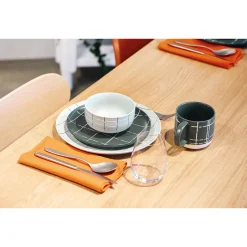 Thomas Suppenteller|Teller tief 23 cm Fun Karo dark