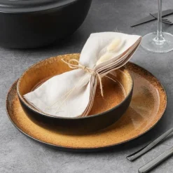 Tischwelt Antipasti Geschirr|Schale 19 cm Marrakesch Safran