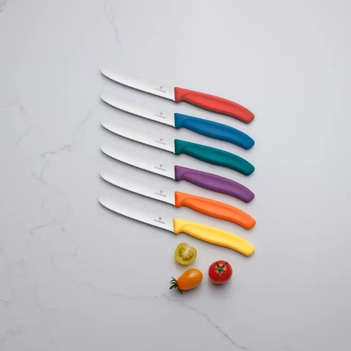 Tomaten- und Tafelmesser 11 cm Swiss Classic orange<Victorinox Outlet