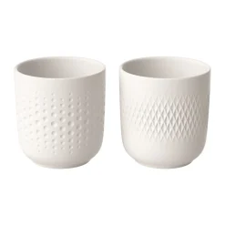 Becher-Set 2-tlg. Manufacture Collier blanc<Villeroy & Boch