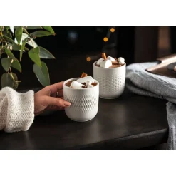 Becher-Set 2-tlg. Manufacture Collier blanc<Villeroy & Boch