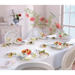 Villeroy & Boch Besteck Set 12 Personen|Besteck-Set 70-tlg. Ella Edelstahl teilvergoldet
