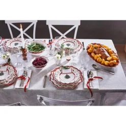 Villeroy & Boch Weihnachtsgeschirr|Breakfast for 2 weiss Set 6tlg. Toy's Delight