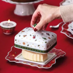 Villeroy & Boch Weihnachtsgeschirr|Butterdose 2-tlg. Toy’s Delight