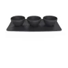 Villeroy & Boch Antipasti Geschirr|Spanischer Sommerurlaub|Dipschälchen-Set 4-tlg. Manufacture Rock