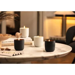 Villeroy & Boch Weihnachtskerzen|Duftkerze Carré Mystery 9 cm Manufacture Collier blanc