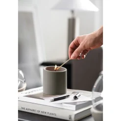 Villeroy & Boch Weihnachtskerzen|Duftkerze Fantasy 9 cm NewMoon Home Taupe