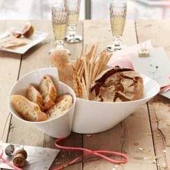 Villeroy & Boch Servierplatten|Antipasti Geschirr|Eyecatcher Doppelschale 49 cm NewWave