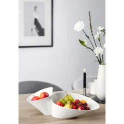Villeroy & Boch Servierplatten|Antipasti Geschirr|Eyecatcher Doppelschale 49 cm NewWave