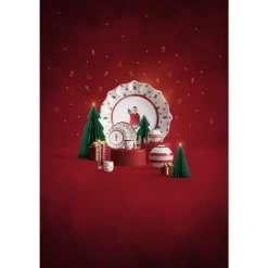 Villeroy & Boch Geschirrsets 2 Personen|Weihnachtsgeschirr|Frühstücksset Nussknacker 6-tlg. Toy’s Delight