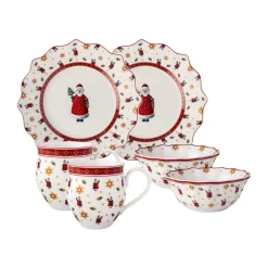 Villeroy & Boch Weihnachten|Frühstücksset Santa 6-tlg. Toy’s Delight