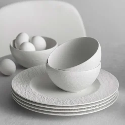 Villeroy & Boch Tellersets|Frühstücksset 6-tlg. Manufacture Rock Blanc