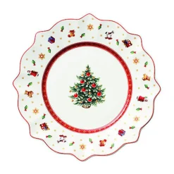 Villeroy & Boch Weihnachtsgeschirr|Frühstücksteller 24 cm Toy's Delight weiß