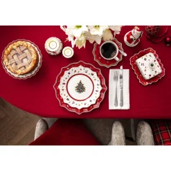 Villeroy & Boch Weihnachtsgeschirr|Frühstücksteller 24 cm Toy's Delight weiß