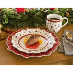 Villeroy & Boch Weihnachtsgeschirr|Frühstücksteller 24 cm Toy's Delight weiß