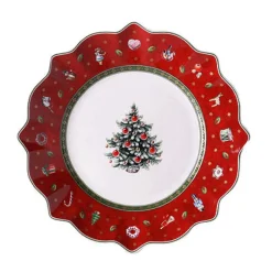 Villeroy & Boch Weihnachten|Weihnachtsgeschirr|Frühstücksteller 24 cm Toy’s Delight