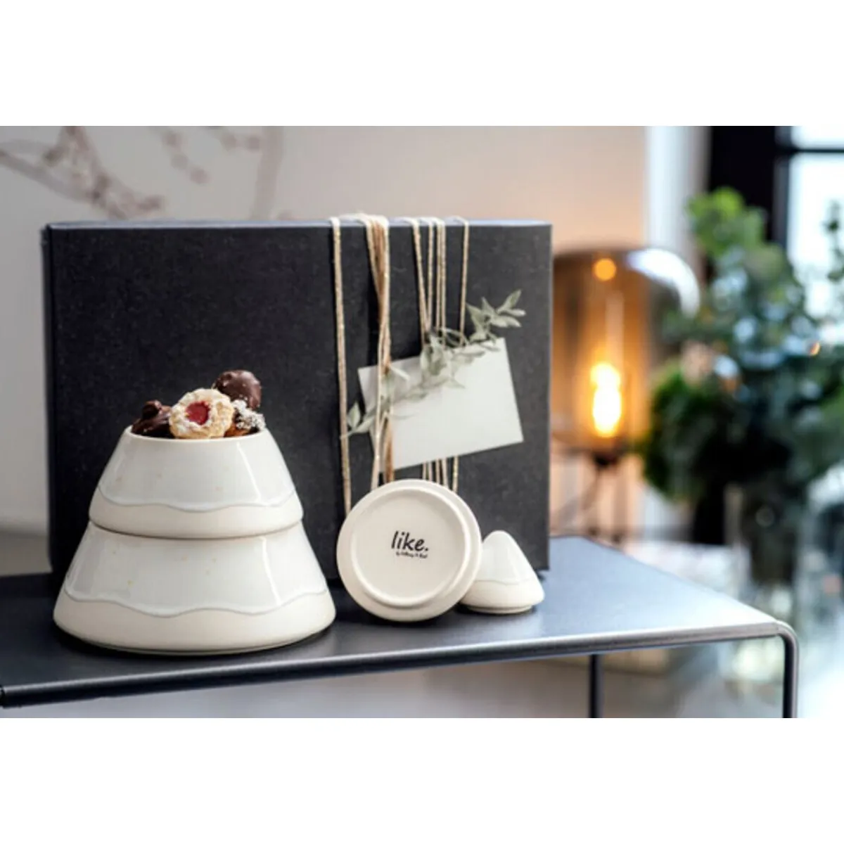 Villeroy & Boch Weihnachten|Gebäckdose Baum 18 cm Winter Glow