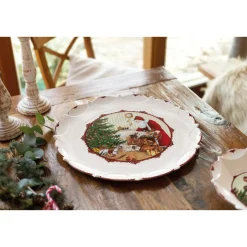 Villeroy & Boch Weihnachtsgeschirr|Gebäckteller 42 cm Toy’s Fantasy Santa bringt Geschenke