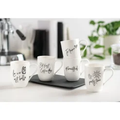 Villeroy & Boch Becher|Henkelbecher 0,29 l Statement But first Coffee