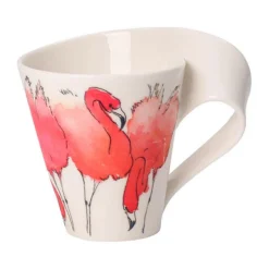 Villeroy & Boch Becher|Henkelbecher 0,24 l NewWave Caffè Rosa Flamingo