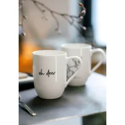 Villeroy & Boch Becher|Weihnachtsgeschirr|Henkelbecher 2er-Set Statement XMAS Rentier