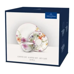 Villeroy & Boch Geschirrsets 6 Personen|Kaffee-Set 18-tlg. Mariefleur Basic