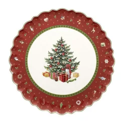 Villeroy & Boch Weihnachten|Kochwelt Entdecken|Kuchenplatte rund 33cm Toy's Delight