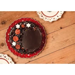 Villeroy & Boch Weihnachten|Kochwelt Entdecken|Kuchenplatte rund 33cm Toy's Delight